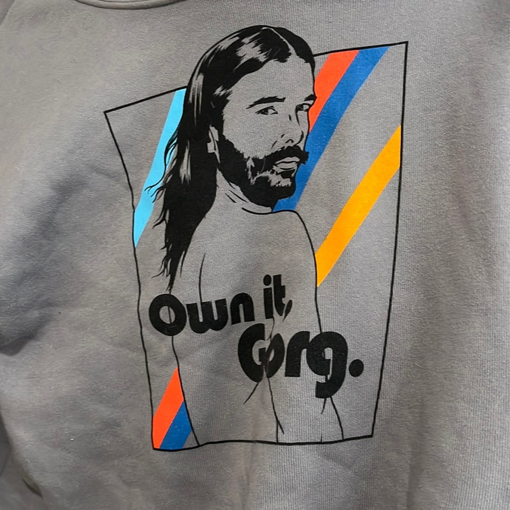 COPY - JVN “own it gorg “  cropped hoodie